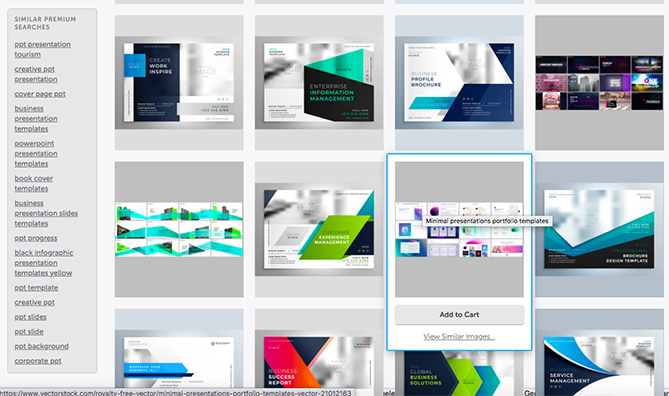 presentation cover page design sample